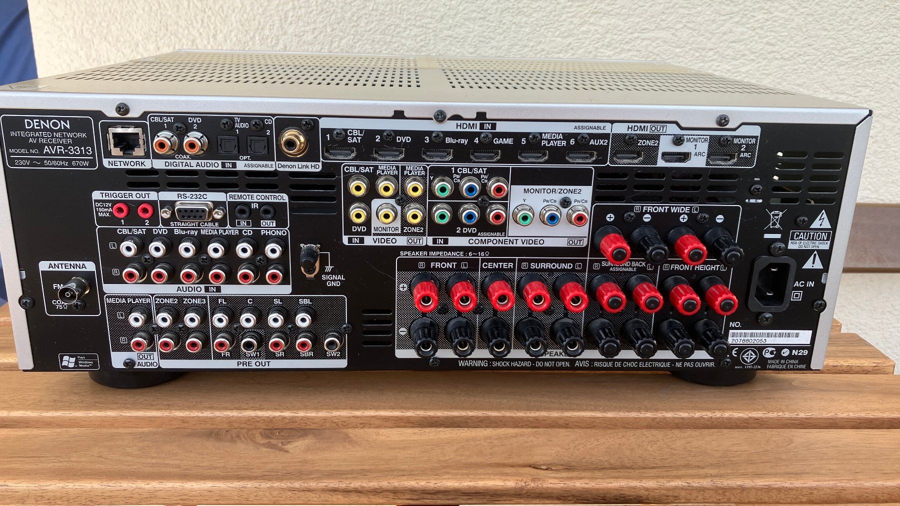 Denon Ricevitori: Denon AVR-3313 7.2 AV-Receiver – Usato da Grenchen venduto da Sixsixsix 2