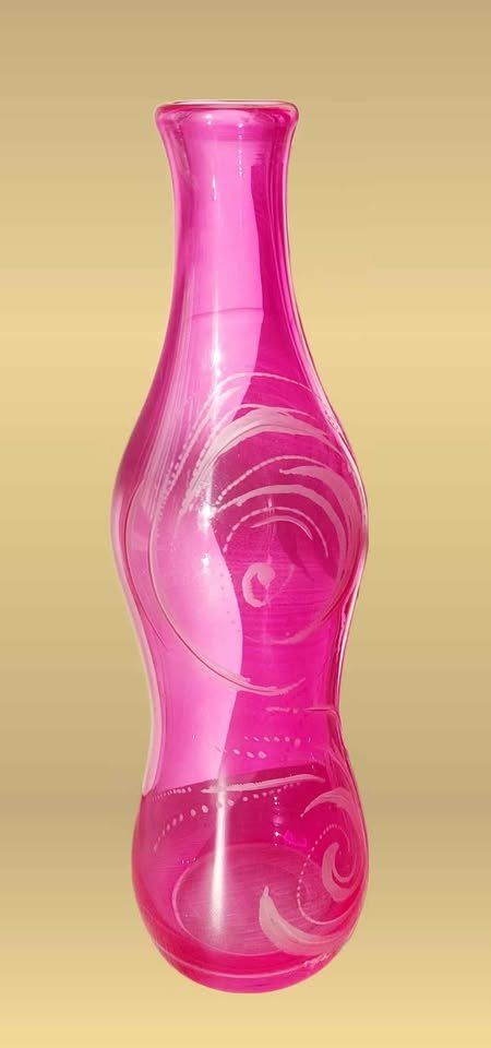 Vasi & Recipienti: Pinke Glasvase, Dekoglas – Nuovo (secondo la descrizione) da Aarburg venduto da Glitzerzauber 2