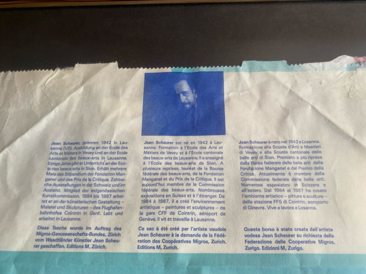 Dipinti: Jean Scheurer 12/150 1990 – Usato da Lausanne venduto da Csamadhi 1