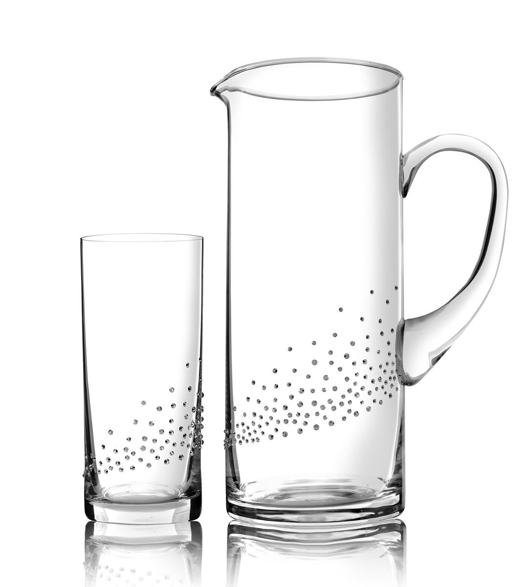 Caraffe: Karaffe mit 2 Gläser, Bohemian Grace V – Nuovo e nell'imballaggio originale da Wettingen venduto da kochshop 2