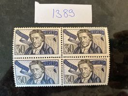 Pro Juventute 1927 Nr. 44 Viererblock postfrisch **