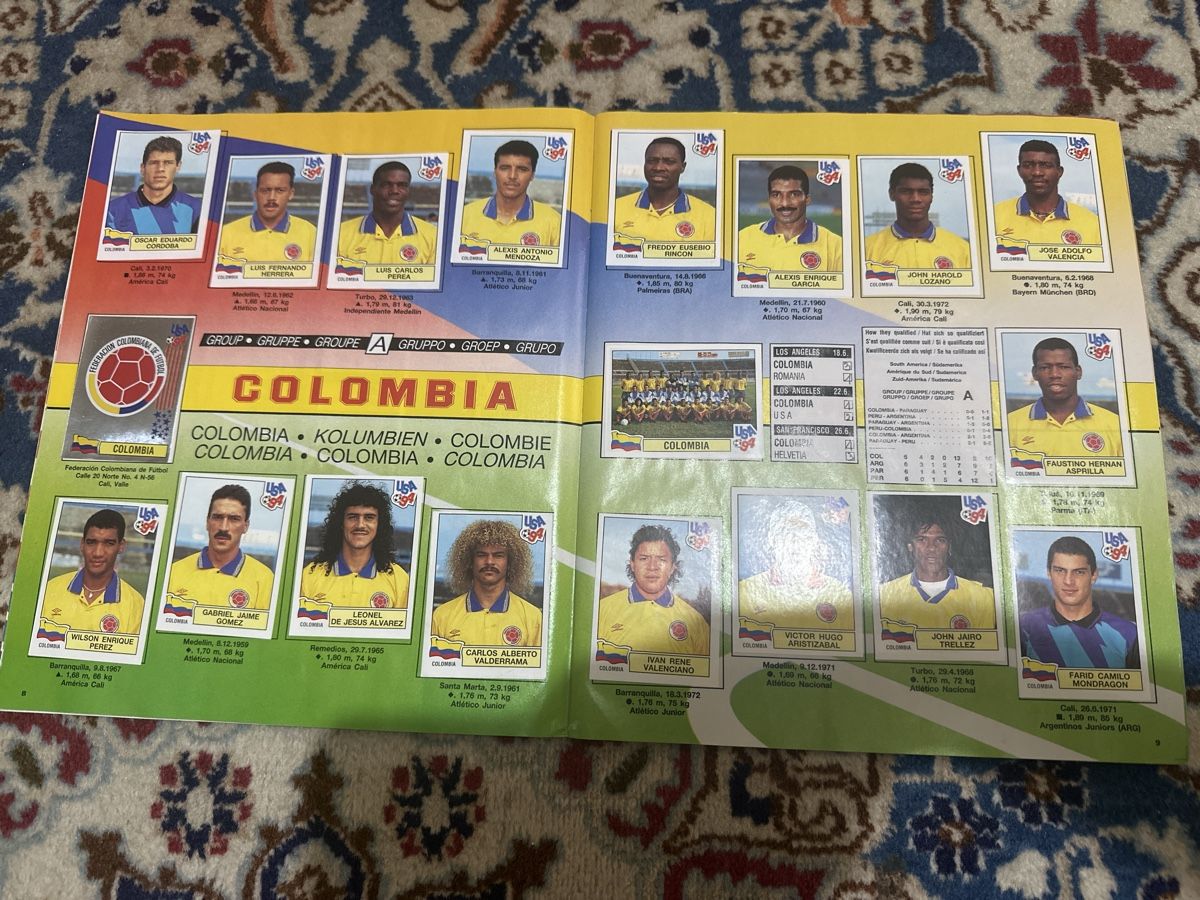 Panini Album: Album Panini USA 94 completo – Usato da Bellinzona venduto da Ti.belli 6