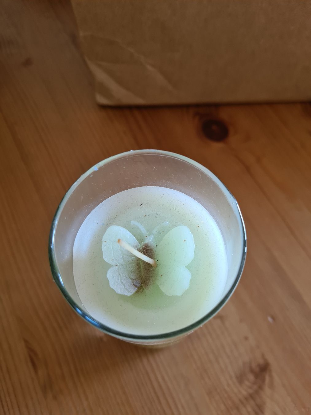 Candele: Dekorative Kerze mit Schmetterling im Glas  – Nuovo (secondo la descrizione) da Horw venduto da Mirii91 2