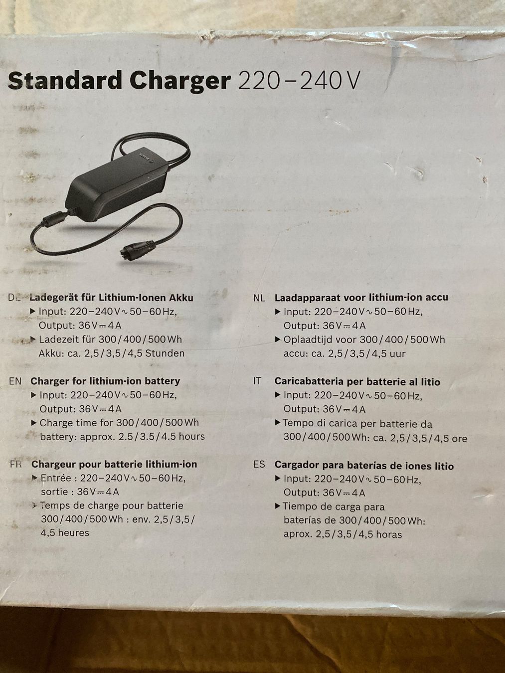 Bosch Ladegeräte: Chargeur batterie EBike Bosch – Gebraucht aus Neuchâtel von floparel 4