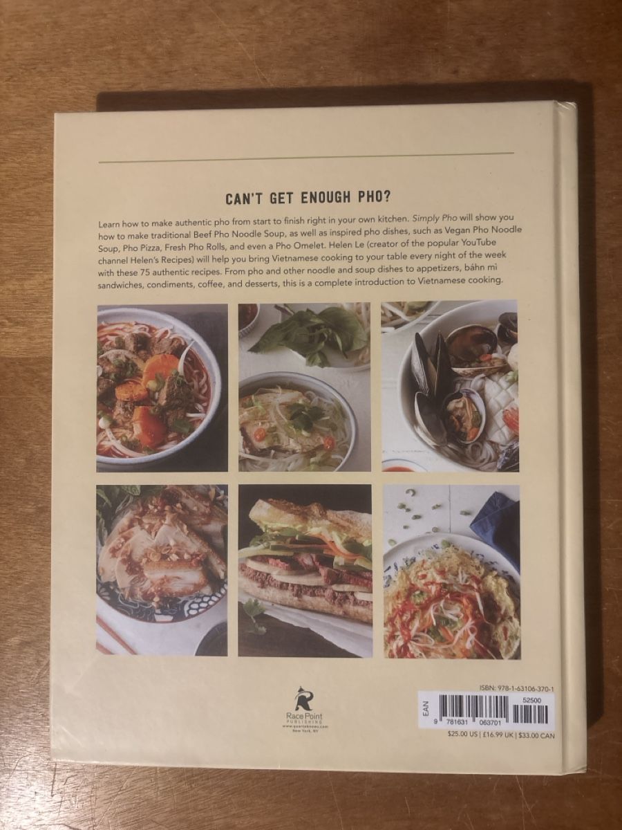 Bücher: Simply Pho. Complete Course in Preparing Vietnamese Meals – Gebraucht aus Zürich von WWehrle 1