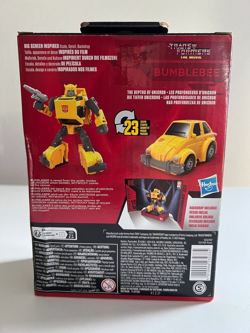 Hasbro - Figura B-127 Buzzwhorty Studio Series 70 Transformers 11cm Action Polsi, Multicolore (133108