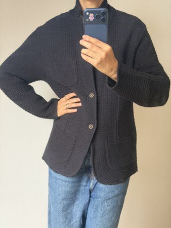 Made in Italy Jacke aus Wolle in M
