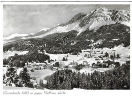 Alte AK von Lenzerheide mit Rothornkette!