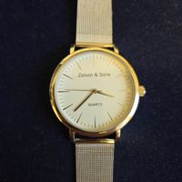 Zelson & Sons Herrenuhr, Quartz, neuwertig, Silber..