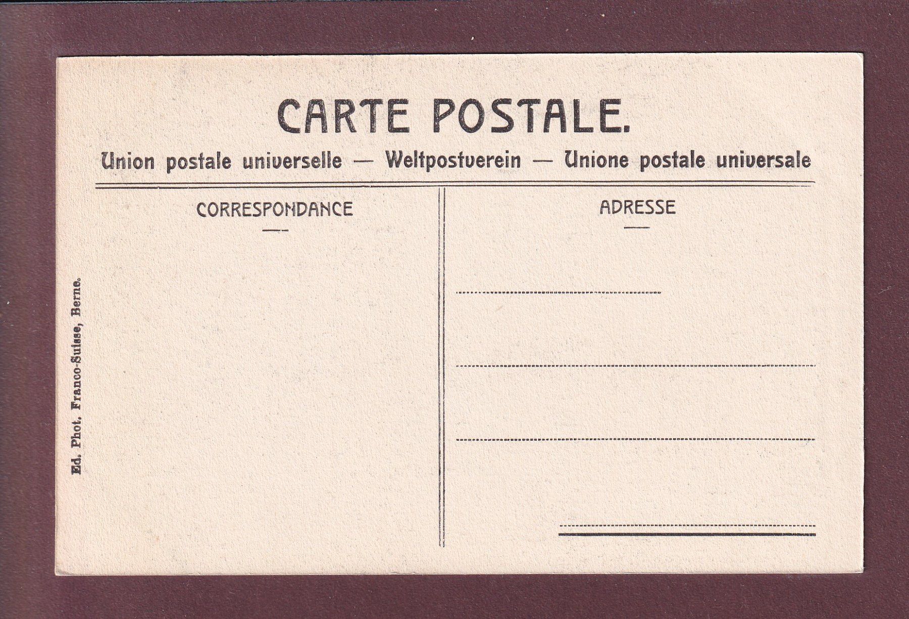 Cartoline postali: BERN - Zähringer-Denkmal – Usato da Pully venduto da nicecards 1