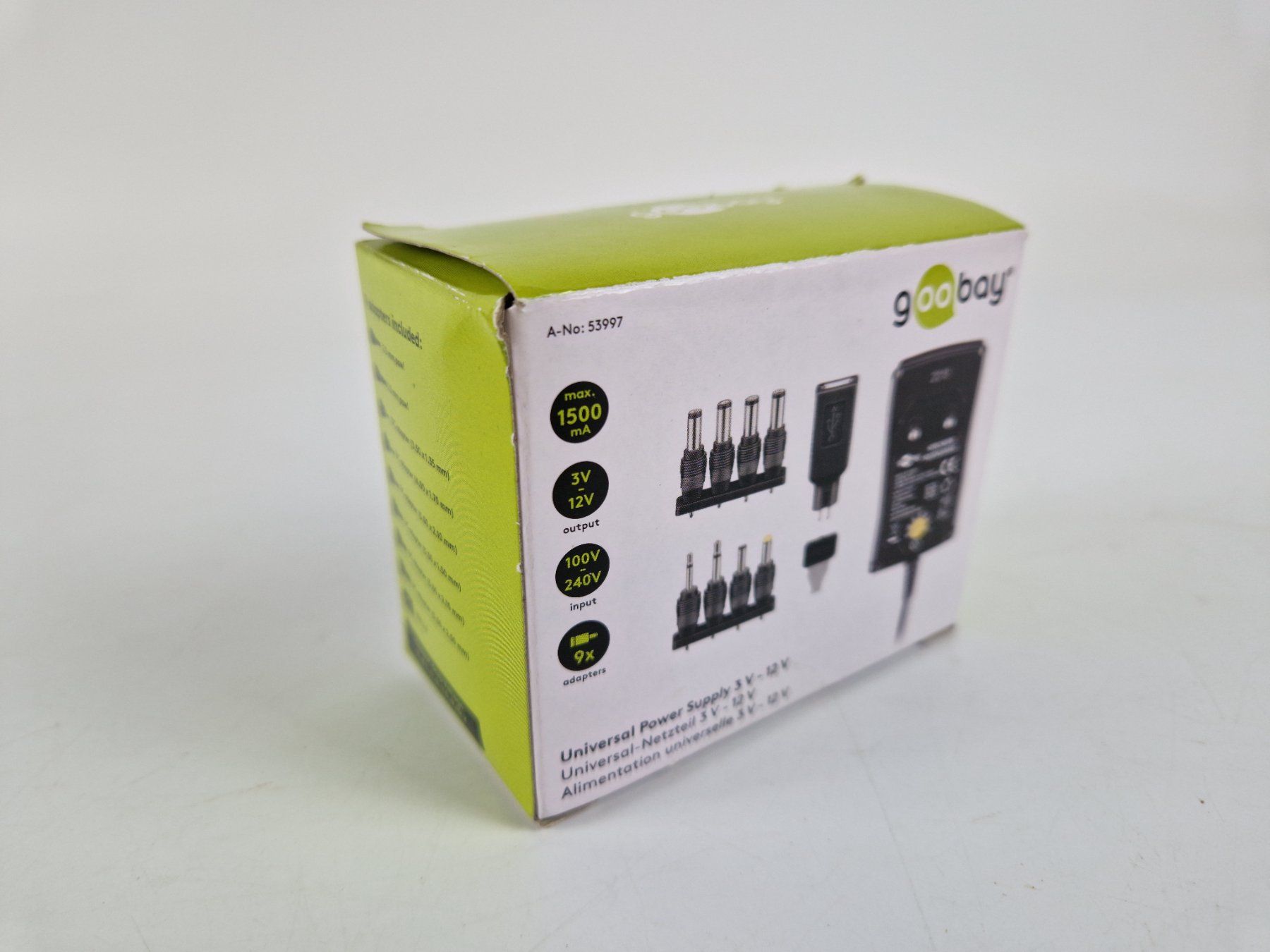 Lecteurs & Adaptateurs: GooBay UniversalPower Supply mit 9 Adapter – Neuf (Voir description) à Muhen par Restwert_Muhen 6