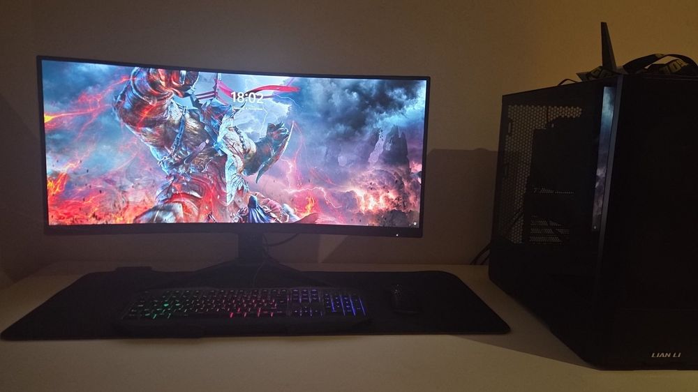 High-End Gaming PC mit Curved Monitor (Gebraucht) in Winterthur für CHF ...