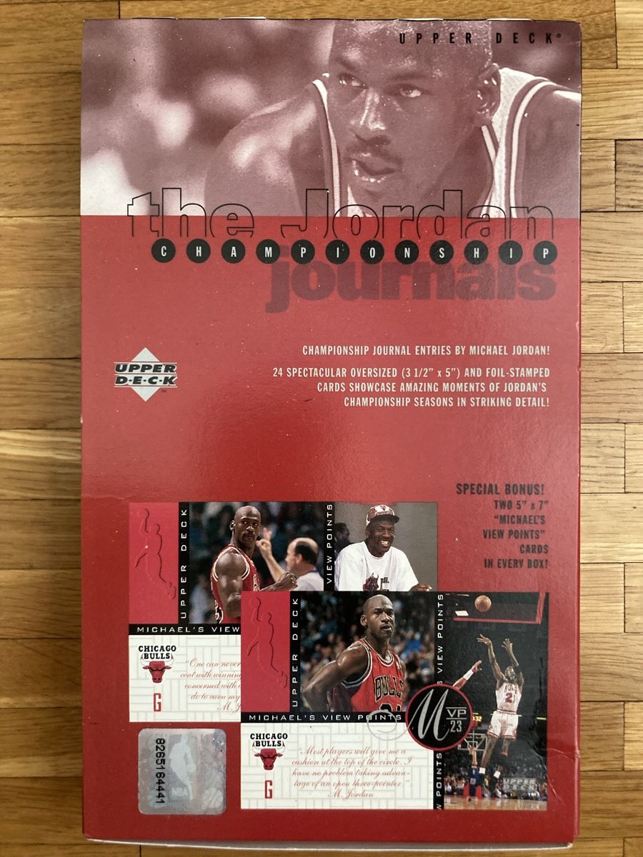 Jordan Carte collezionabili: Upper Deck Michael Jordan championship journals – Nuovo (secondo la descrizione) da Villars sur Glâne venduto da billbaroud