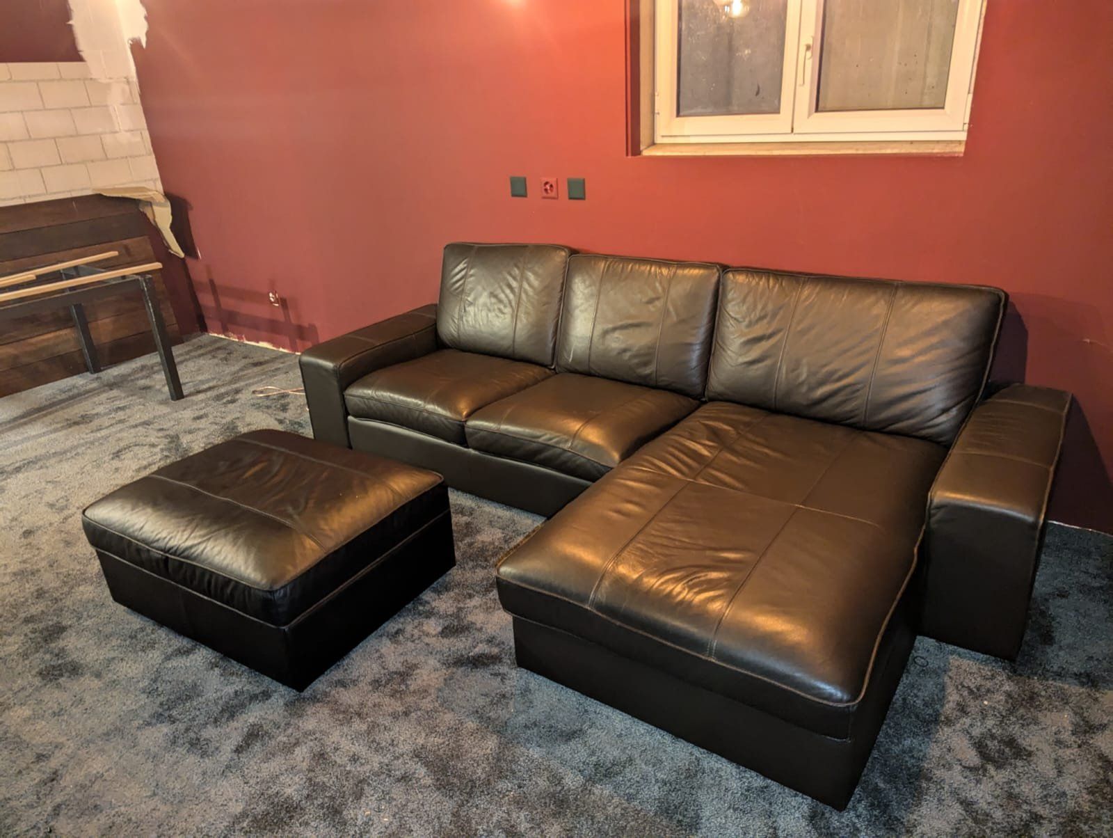 Ikea Sofas: Leder Sofa gut erhalten NP 1800.- – D'occasion à Muri AG par Tollundschoen 1