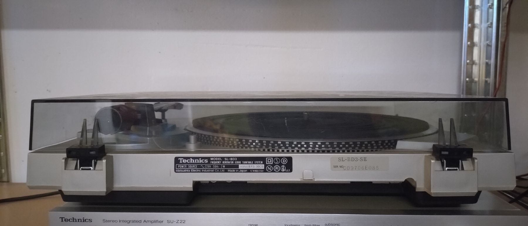 Technics Tourne-disques: Tourne-disque Technics SL-BD3 défectueux  – Défectueux à Farvagny-le-Grand par LaCaverne 5