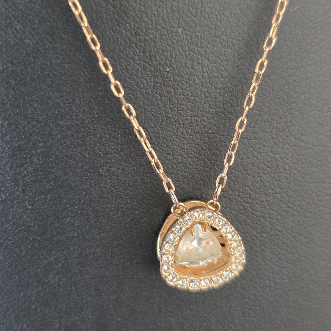 Swarovski Catenine: Swarovski Halskette Weiss/Rosé – Usato da Rheinsulz venduto da Gilea 1