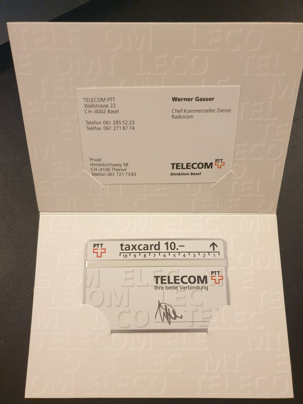 Schede telefoniche: Direktion Basel – Usato da Rain venduto da chesz