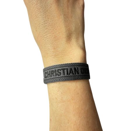 Dior Armband aus gewebter Baumwolle, neuwertig