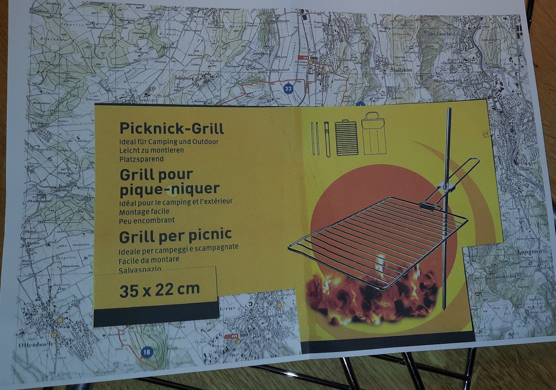 Griglie: Camping Grill Freizeit Wandern Outdoor – Nuovo (secondo la descrizione) da Hedingen venduto da Zwackul 6