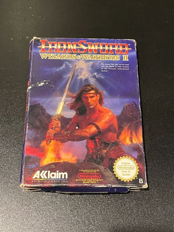 Iron Sword Wizards & Warriors 2 Nintendo NES mit Schachtel Kaufen