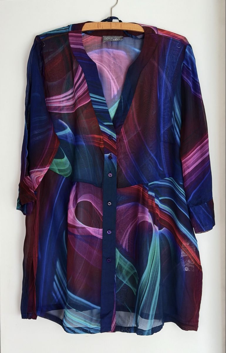 Ulla Popken Camicette: Selection by Ulla Popken Bluse 100%Seide Grösse 42/44 – Usato da Elsau venduto da isidobrany09