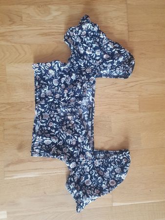 Tally Weijl Sommer Bluse mit Jupe, XS, mit Blumenmuster