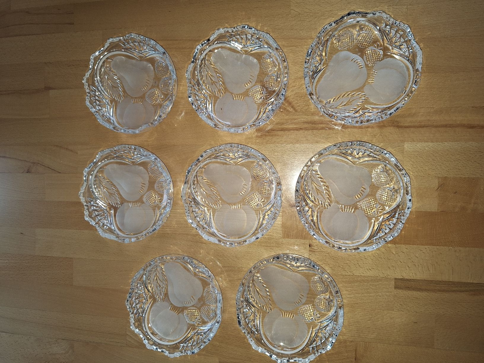 Set di piatti: Dessertteller, Schalen, Glas – Usato da Vilters venduto da Fleiflomi