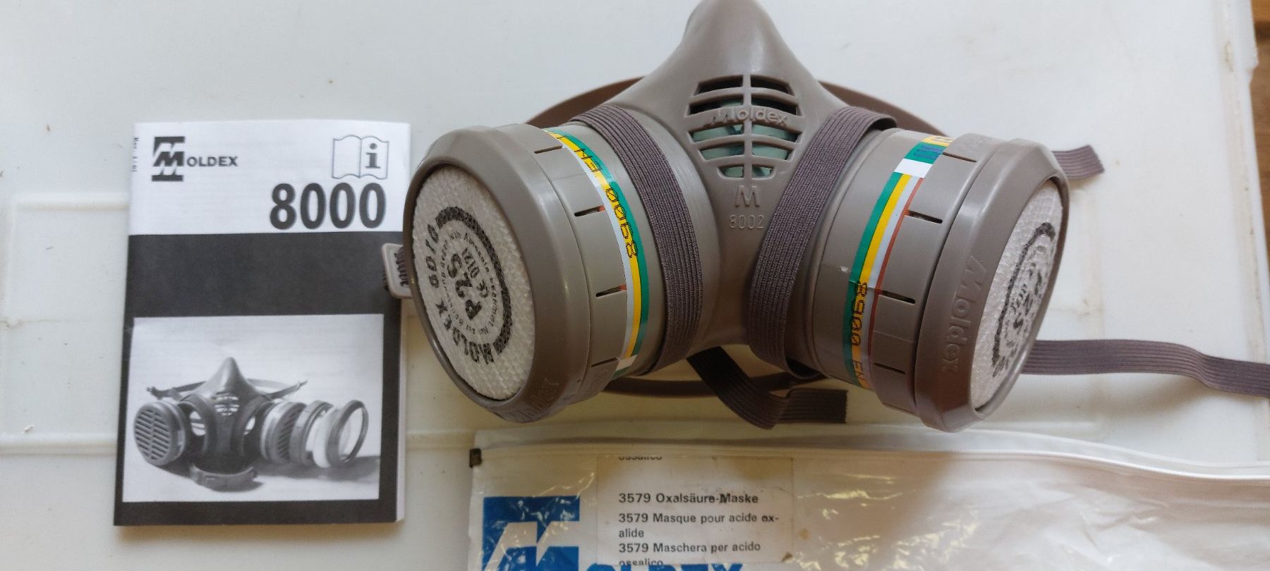 Masques: Halbmaske  Moldex 8000 – D'occasion à Brislach par ericCH 1