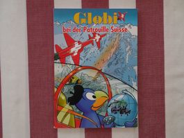 Globi bei der Patrouille Suisse - 1.Auflage unbemalt - G1564