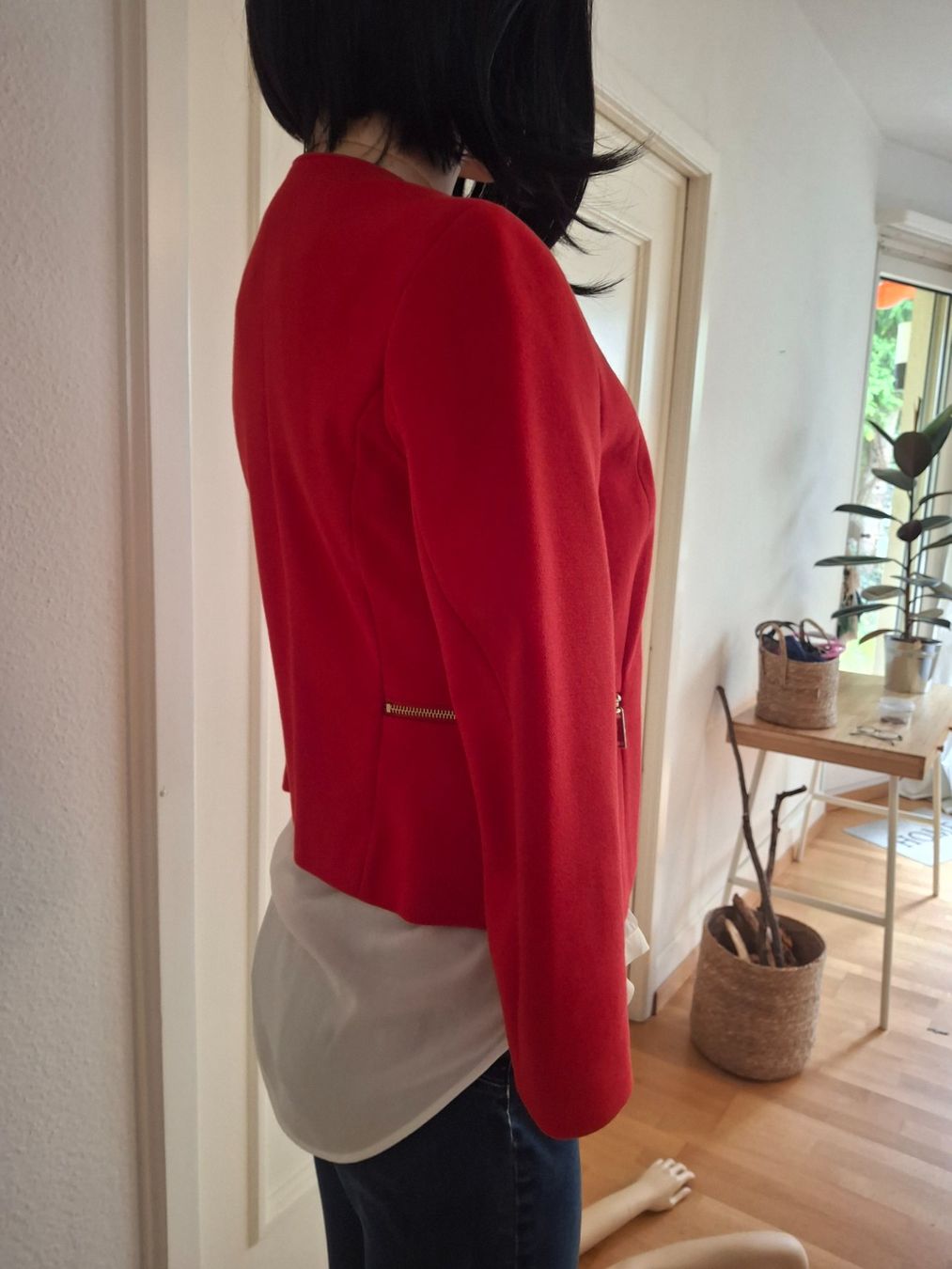 Giacche: Blazer Rot, 3/4 Ärmel, Gr XS – Usato da Zürich venduto da gab_7jvq 3
