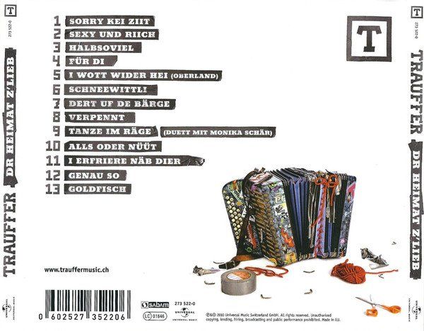 CD: Trauffer: Dr Heimat Z'lieb – Usato da Brittnau venduto da Zibu 1