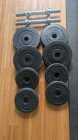 Gorilla Sports Kurzhantelset mit 8 Hantelscheiben