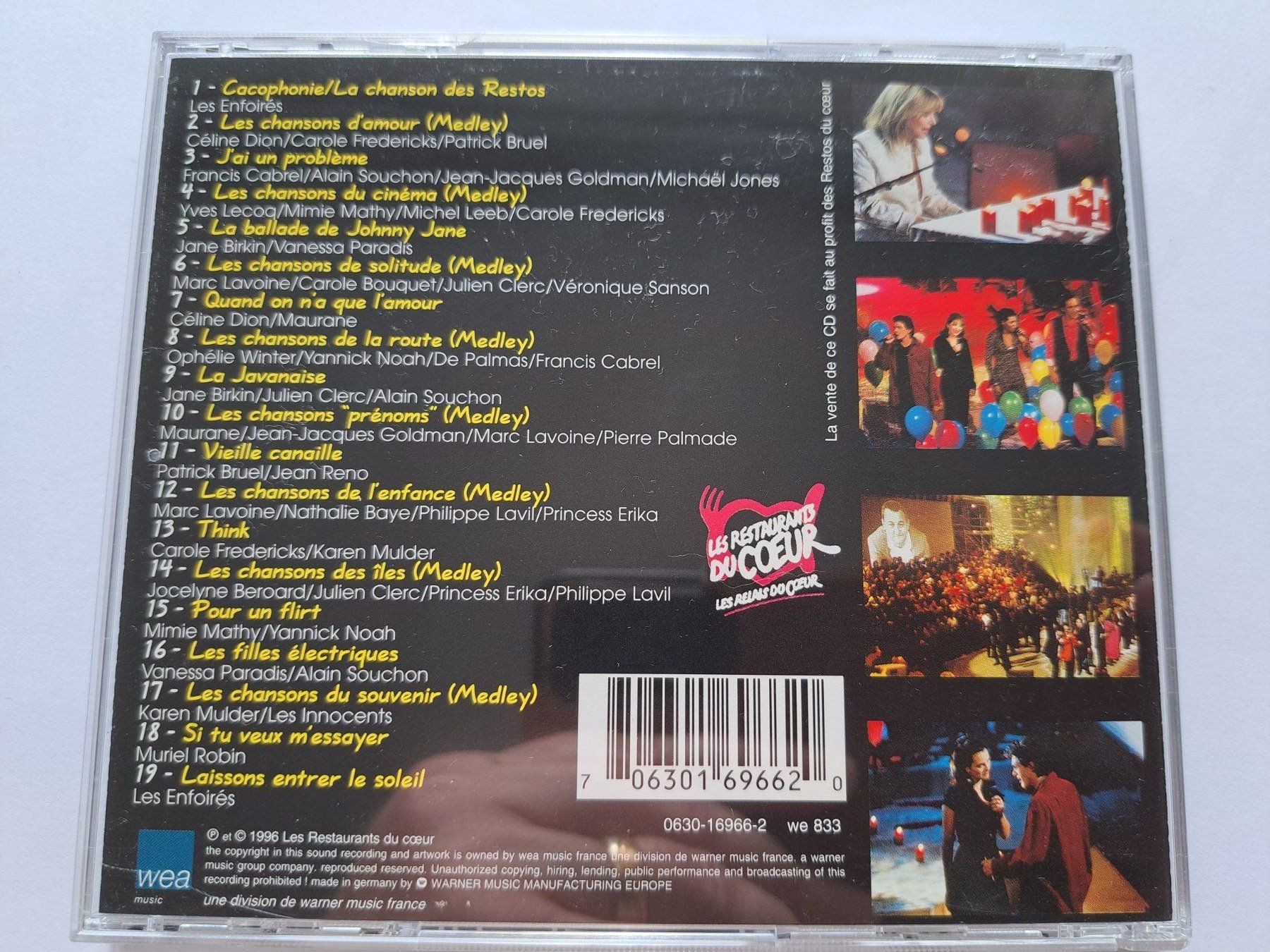 CD: Cd La soirée des Enfoirés 96 – Usato da Pully venduto da bro_n52j 1