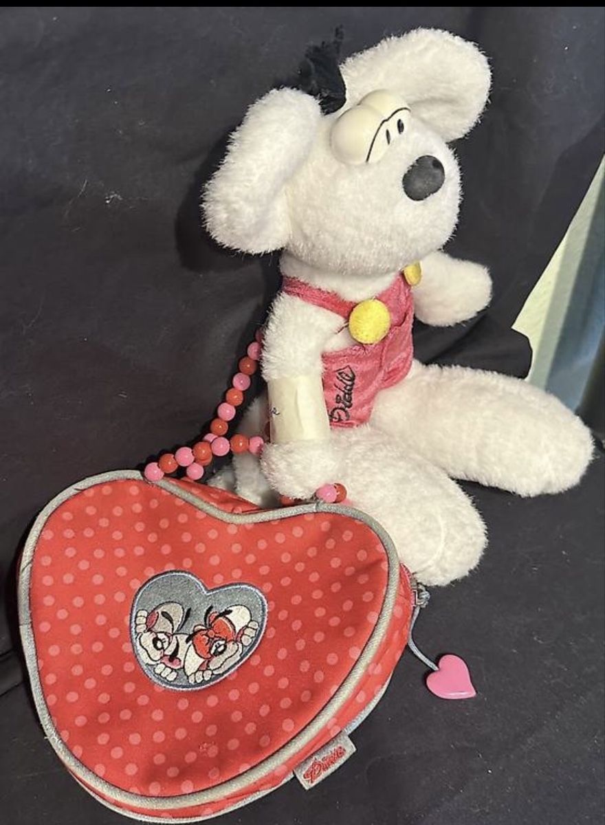Statuette: Diddle Mouse Figur mit Herz-Tasche – Usato da Benglen venduto da sommer7613 3