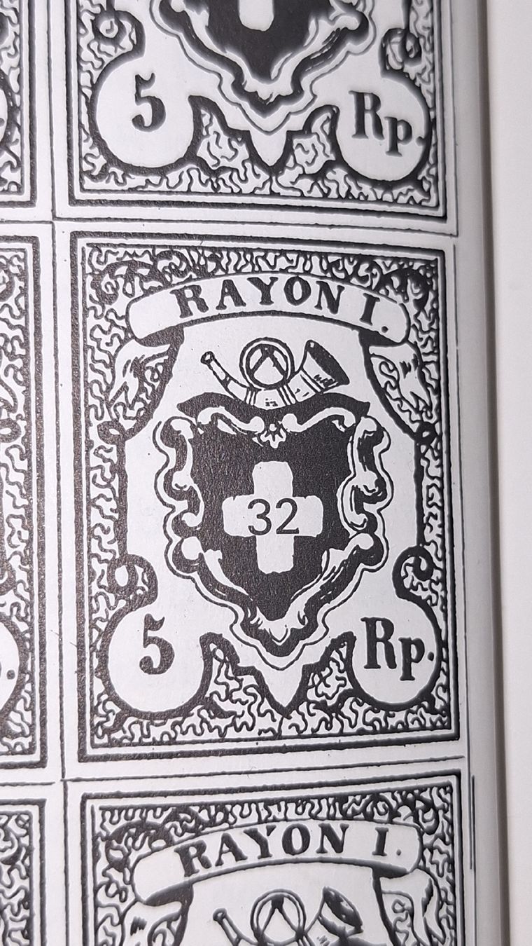 Tutti i francobolli: Rayon 15II Typ 32 / Mängel / eingerissen – Usato da Balgach venduto da SIMEON27 2