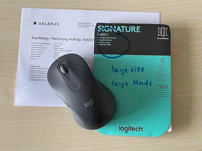 Logitech Signature M650 L (USB oder Bluetooth) neuwertig | Kaufen auf ...