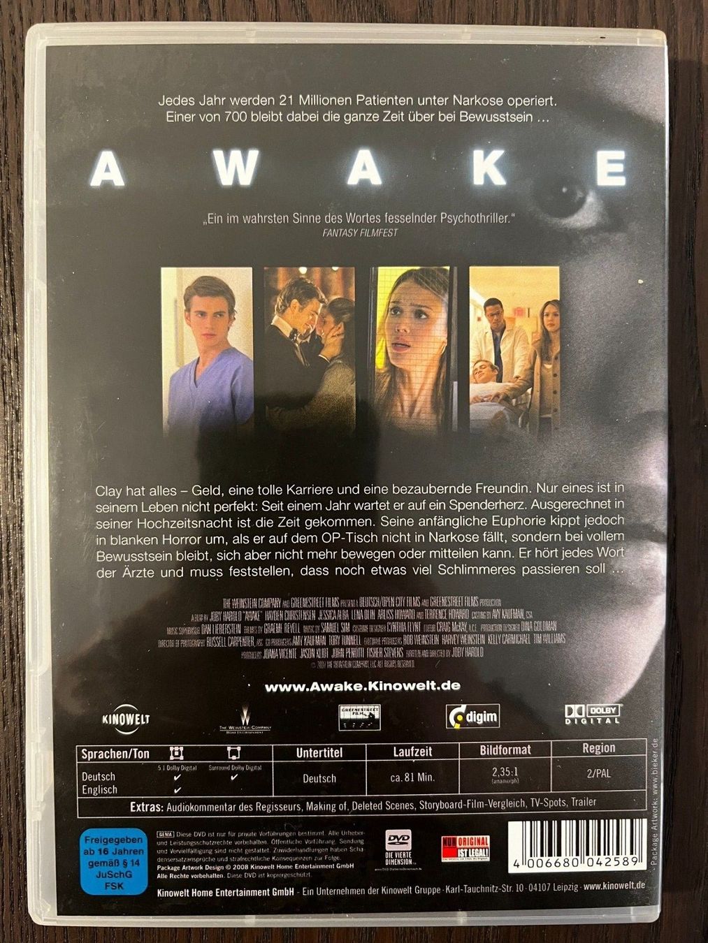 Tutti i DVDs: Awake – Usato da Zürich venduto da FilmFreunde 1