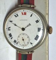 Longines Watch Uhr Montre Grabenarmbanduhr HAU um 1915/20