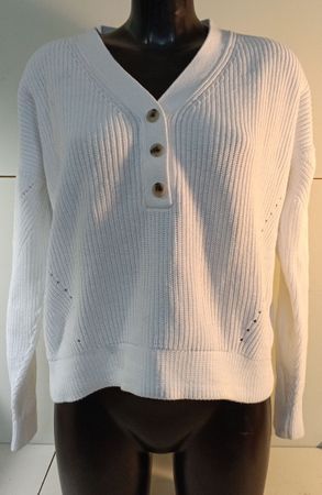 Strickpullover mit Knöpfen, Tommy Hilfiger. Gr. XS (nov202)
