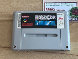 Robocop versus The Terminator, original, SNES Spielmodul