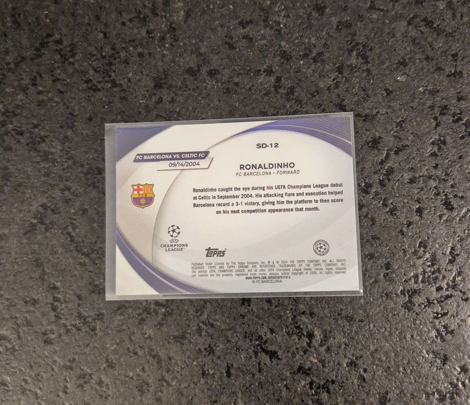 Topps Carte collezionabili: Ronaldinho - Barcelona - Topps – Nuovo (secondo la descrizione) da Burg AG venduto da Danoe 1