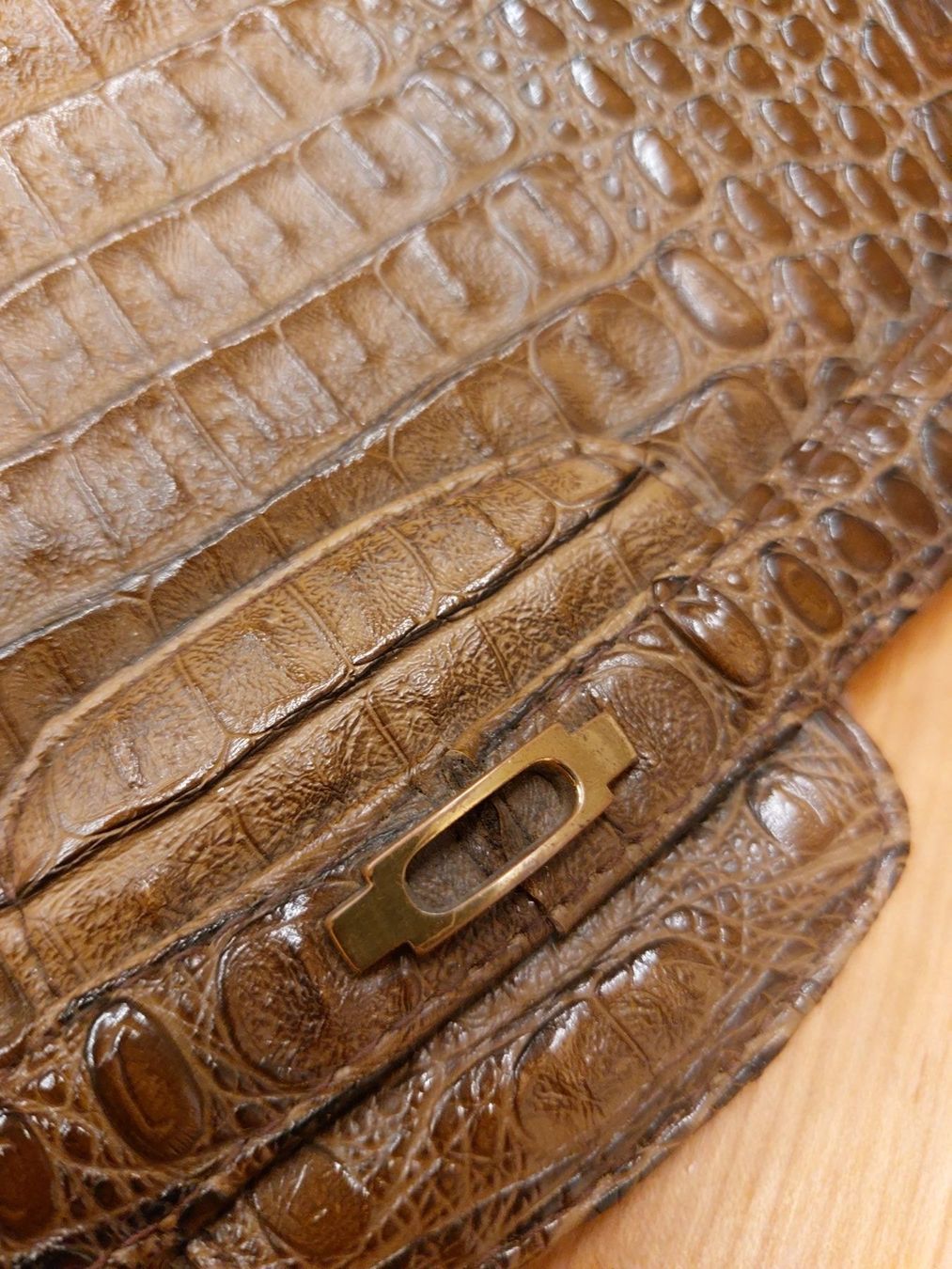 Borse da donna: Alte Krokodil LederHandtasche Lady – Usato da Ganterschwil venduto da HeidiuPeter 3