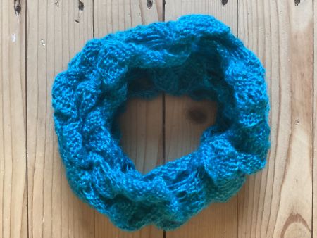 Winter Accessoire: flauschiger, warmer Loop, Petrol ❄...