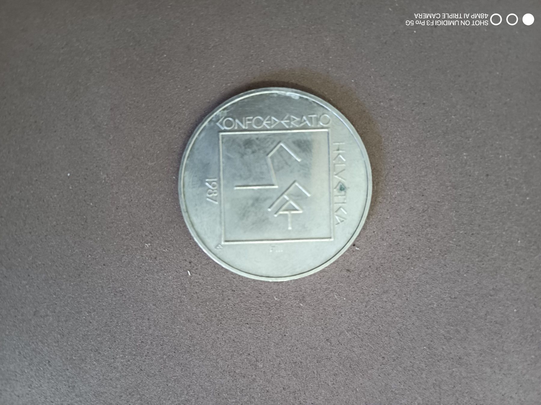 Tutti le monete: Gedenkmünze Konfoderatio Helvetica 1987 – Usato da Aarwangen venduto da to-hirschi 1
