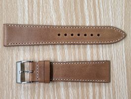 Uhrenband Leder 21mm, neu, Pebro Premium