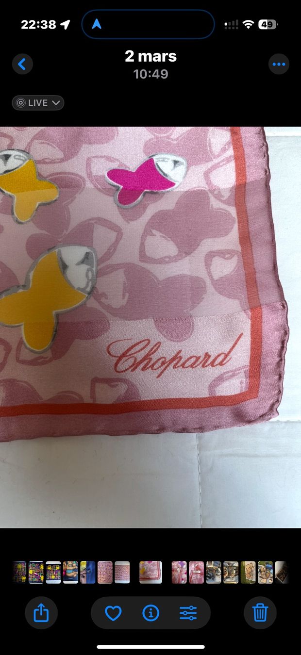 Chopard Foulard & Sciarpe: Foulards Chopard neufs – Nuovo e nell'imballaggio originale da Goumoens-la-Ville venduto da SandieF 3