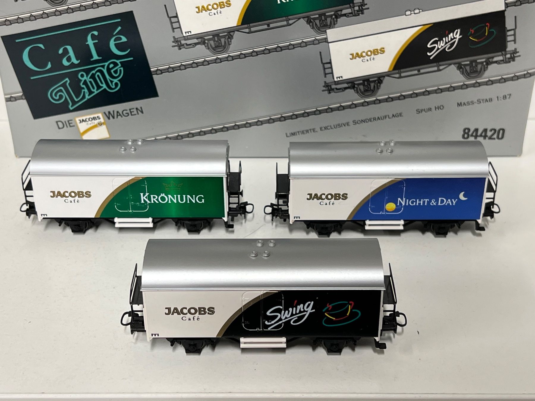 Märklin Modellini di ferrovie: Märklin 84420 Cafe Line Jacobs H0 AC – Usato da Geroldswil venduto da TopTrain54 1