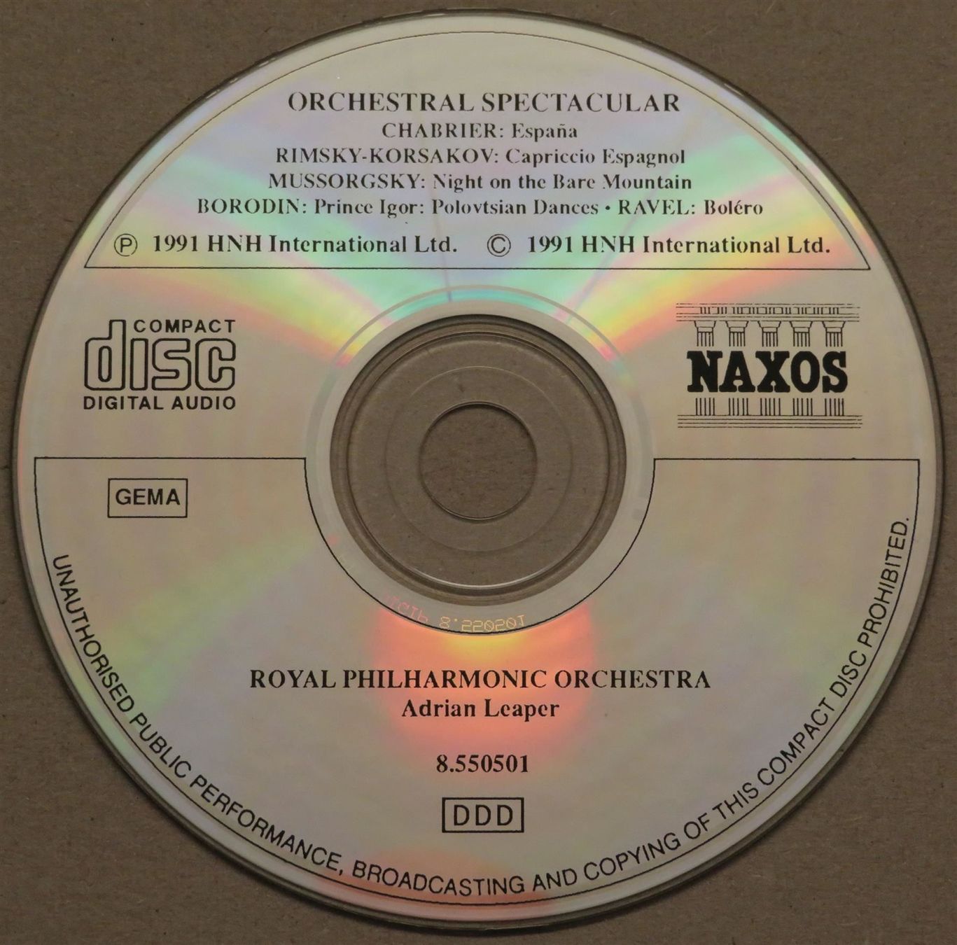 CDs: CD: Orchestral Spectacular - Compilation – Gebraucht aus Oberriet SG von Manick 2