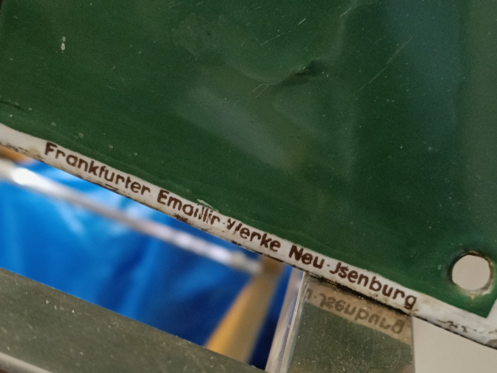Persil Insegne: Emaille Schild original / Persil - Waschkorbfrau von 1930 – Usato da Brugg AG venduto da Ente015 8