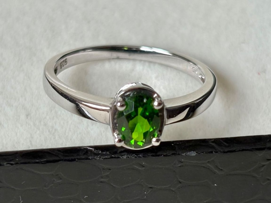 Anelli: Crhomdiopsid Silber Ring, Gr. 59, NEU – Nuovo (secondo la descrizione) da Brugg AG venduto da lau_9rvy 1